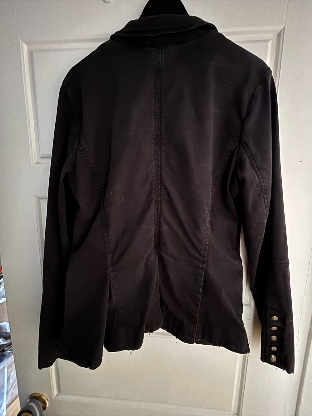 Free People Military-Style Buttoned Blazer, size LARGE, vintage Y2K - Picture 12 of 14